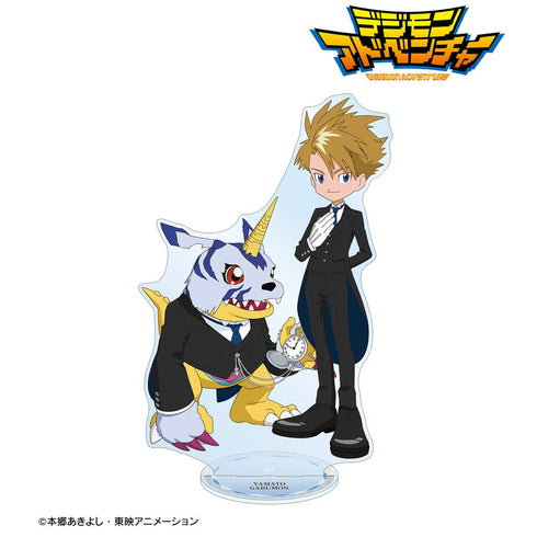 『デジモンアドベンチャー』描き下ろし 石田ヤマト&ガブモン メイド&執事ver. 特大アクリルスタンド