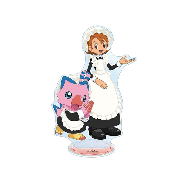 『デジモンアドベンチャー』描き下ろし 武之内空&ピヨモン メイド&執事ver. 特大アクリルスタンド