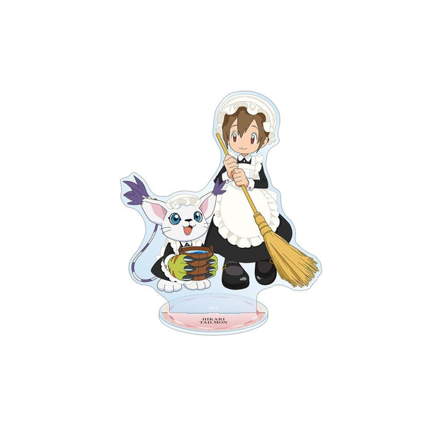『デジモンアドベンチャー』描き下ろし 八神ヒカリ&テイルモン メイド&執事ver. 特大アクリルスタンド