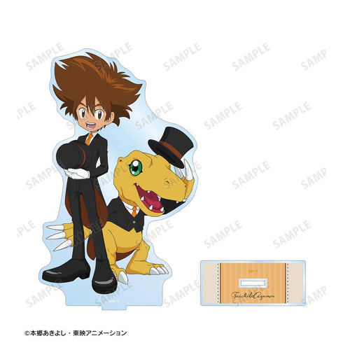 『デジモンアドベンチャー』描き下ろし 八神太一&アグモン メイド&執事ver. BIGアクリルスタンド