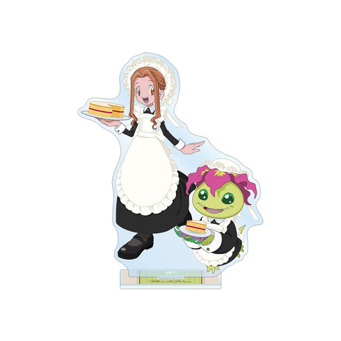 『デジモンアドベンチャー』描き下ろし 太刀川ミミ&パルモン メイド&執事ver. BIGアクリルスタンド