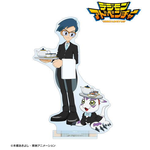 『デジモンアドベンチャー』描き下ろし 城戸丈&ゴマモン メイド&執事ver. BIGアクリルスタンド