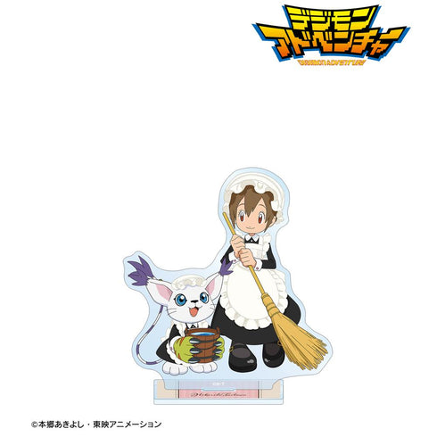 『デジモンアドベンチャー』描き下ろし 八神ヒカリ&テイルモン メイド&執事ver. BIGアクリルスタンド