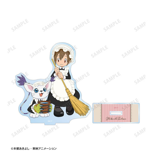 『デジモンアドベンチャー』描き下ろし 八神ヒカリ&テイルモン メイド&執事ver. BIGアクリルスタンド