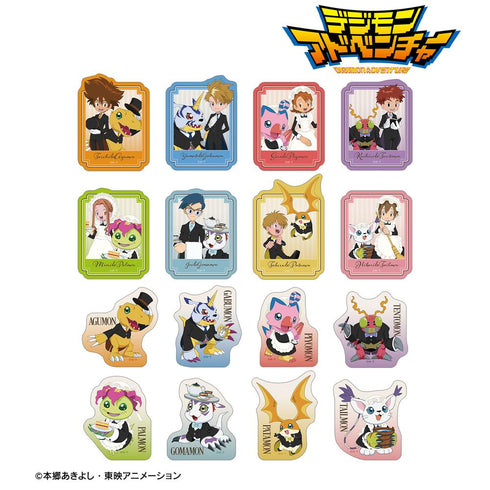 『デジモンアドベンチャー』描き下ろし メイド&執事ver. トレーディングダイカットステッカー(単位/BOX)