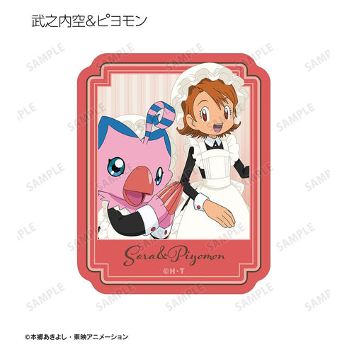 『デジモンアドベンチャー』描き下ろし メイド&執事ver. トレーディングダイカットステッカー(単位/BOX)