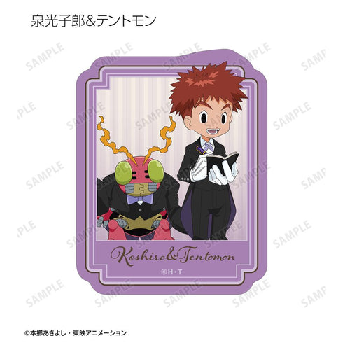 『デジモンアドベンチャー』描き下ろし メイド&執事ver. トレーディングダイカットステッカー(単位/BOX)