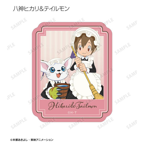 『デジモンアドベンチャー』描き下ろし メイド&執事ver. トレーディングダイカットステッカー(単位/BOX)