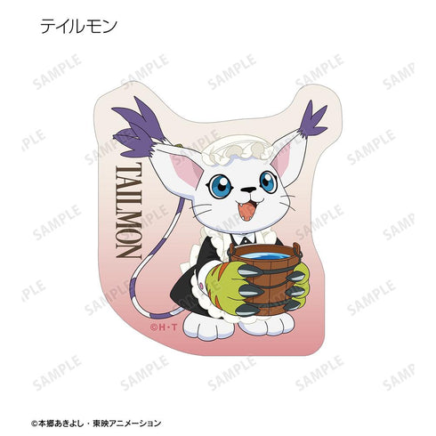 『デジモンアドベンチャー』描き下ろし メイド&執事ver. トレーディングダイカットステッカー(単位/BOX)