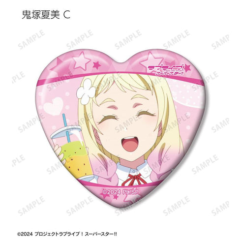 《Love Live! SuperStar!!》收藏卡 鬼塚夏美專場 場景心形徽章(單位/盒)【202605再版】