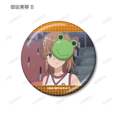 『とある科学の超電磁砲T』トレーディング 御坂美琴オンリー 場面写メタリック缶バッジ(単位/BOX)