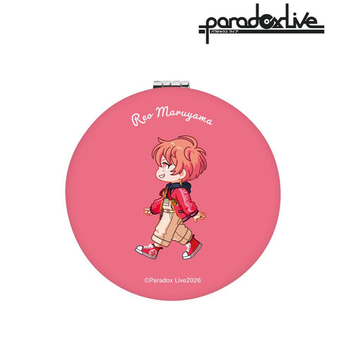 『Paradox Live』円山 玲央 ちびとこ 丸型折りたたみミラー