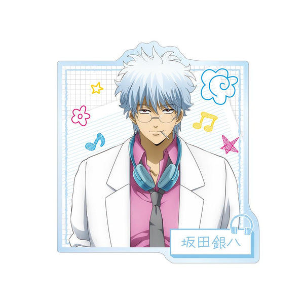 『3年Z組銀八先生』描き下ろし 坂田銀八 ヘッドフォンver. アクリルバッジ