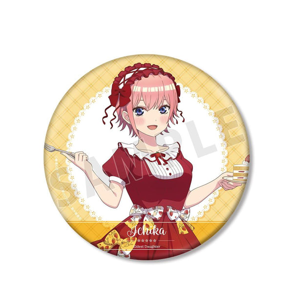 『五等分の花嫁*』描き下ろし 中野一花 ショートケーキイメージコーデver. BIG缶バッジ