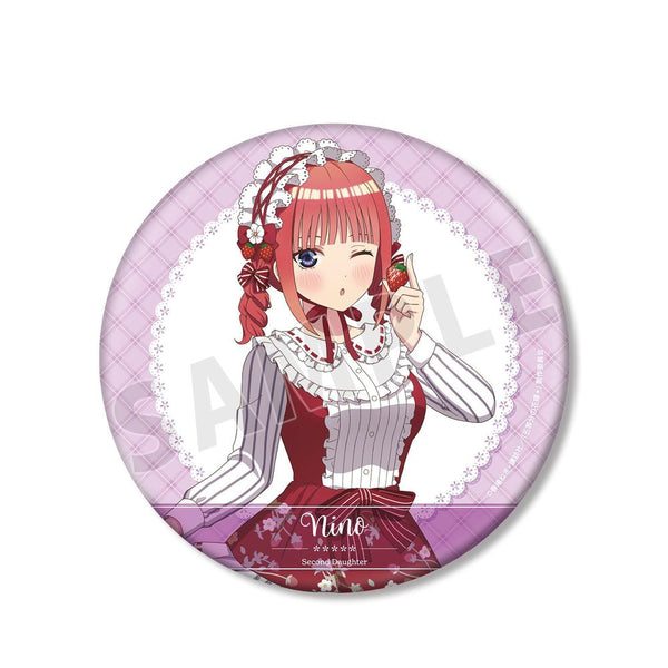 『五等分の花嫁*』描き下ろし 中野二乃 ショートケーキイメージコーデver. BIG缶バッジ