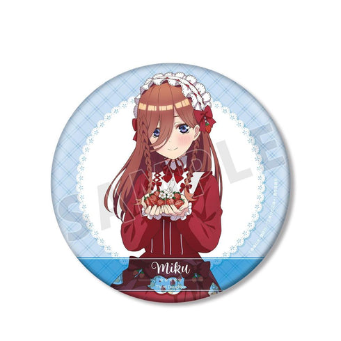 《五等分的新娘*》全新繪製 中野三玖 短蛋糕主題造型版 BIG 徽章