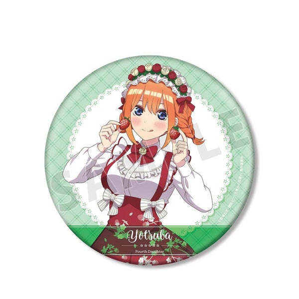 『五等分の花嫁*』描き下ろし 中野四葉 ショートケーキイメージコーデver. BIG缶バッジ