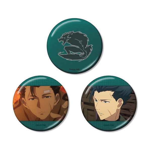 『86―エイティシックス―』ライデン・シュガ メタリック缶バッジ3個セット