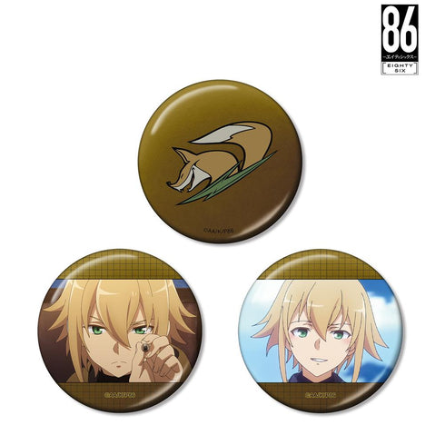 『86―エイティシックス―』セオト・リッカ メタリック缶バッジ3個セット