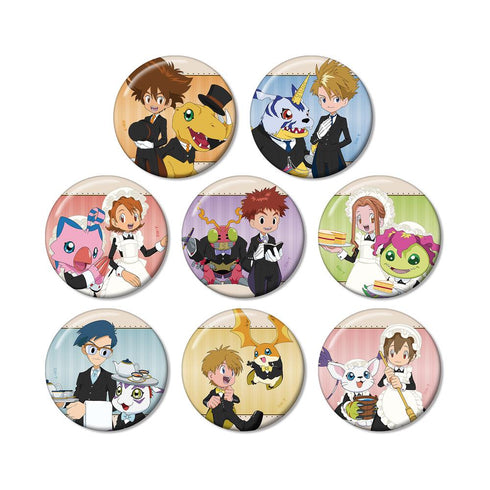 『デジモンアドベンチャー』描き下ろし メイド&執事ver. トレーディング缶バッジ ver.A(単位/BOX)