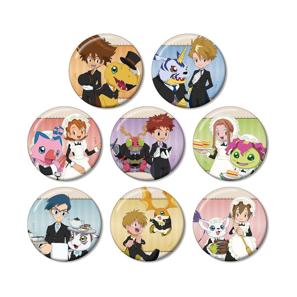 『デジモンアドベンチャー』描き下ろし メイド&執事ver. トレーディング缶バッジ ver.A(単位/BOX)