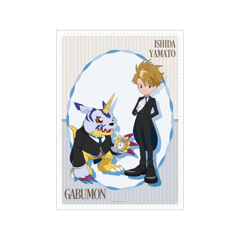 『デジモンアドベンチャー』描き下ろし 石田ヤマト&ガブモン メイド&執事ver. A3マット加工ポスター
