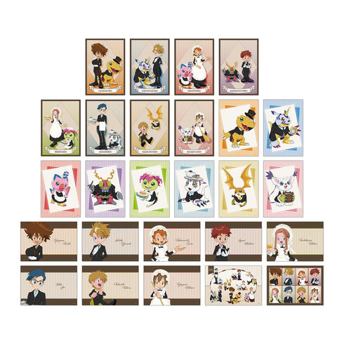 『デジモンアドベンチャー』描き下ろし メイド&執事ver. トレーディングブロマイド(単位/BOX)