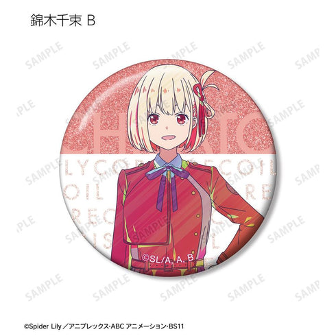 『リコリス・リコイル』トレーディング Ani-Art clear label グリッター缶バッジ(単位/BOX)