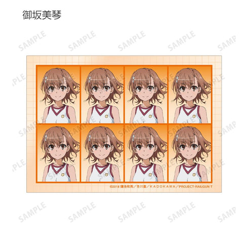 『とある科学の超電磁砲T』証明写真風ブロマイド2枚セット