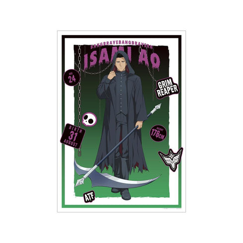 『オリジナル勇気爆発バーンブレイバーン』描き下ろし イサミ・アオ 死神ver. A3マット加工ポスター