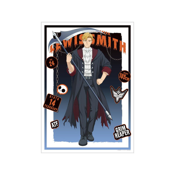 『オリジナル勇気爆発バーンブレイバーン』描き下ろし ルイス・スミス 死神ver. A3マット加工ポスター