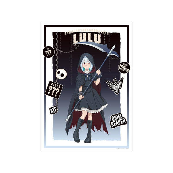 『オリジナル勇気爆発バーンブレイバーン』描き下ろし ルル 死神ver. A3マット加工ポスター