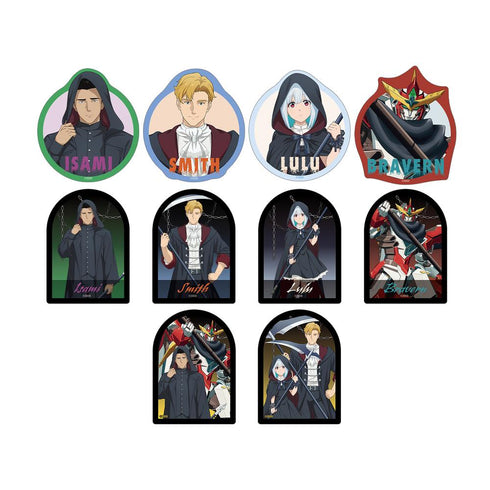 『オリジナル勇気爆発バーンブレイバーン』描き下ろし 死神ver. トレーディングダイカットステッカー(単位/BOX)