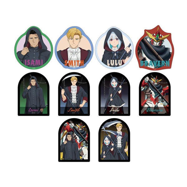 『オリジナル勇気爆発バーンブレイバーン』描き下ろし 死神ver. トレーディングダイカットステッカー(単位/BOX)