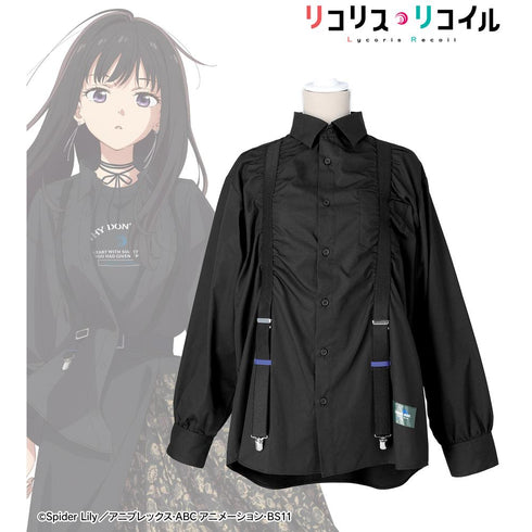 『リコリス・リコイル』meagratiaコラボ 描き下ろし 井ノ上たきな 着用 ロングスリーブシャツユニセックス