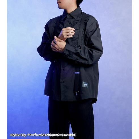 『リコリス・リコイル』meagratiaコラボ 描き下ろし 井ノ上たきな 着用 ロングスリーブシャツユニセックス