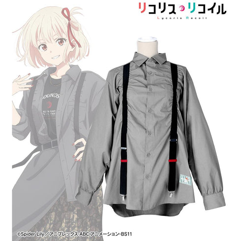 『リコリス・リコイル』meagratiaコラボ 描き下ろし 錦木千束 着用 ロングスリーブシャツユニセックス