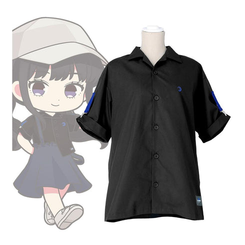 『リコリス・リコイル』meagratiaコラボ 描き下ろし 井ノ上たきな 着用 ハーフスリーブシャツユニセックス