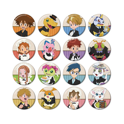 『デジモンアドベンチャー』描き下ろし メイド&執事ver. トレーディング缶バッジ ver.B(単位/BOX)