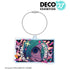 《DECO*27 feat.初音未来 EXHIBITION Produced by DECO*27 / OTOIRO》监听款 双连线大号亚克力钥匙扣