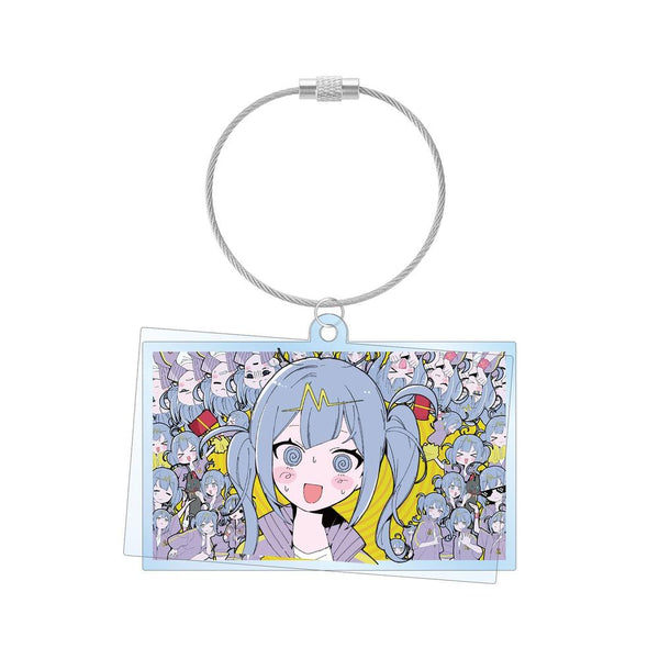 《DECO*27 feat.初音未来 EXHIBITION Produced by DECO*27 / OTOIRO》Telepathy 双连线大号亚克力钥匙扣