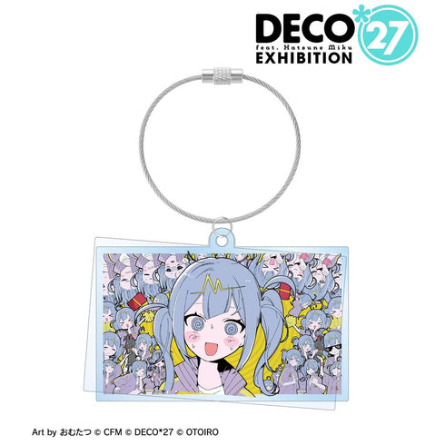 『DECO*27 feat. 初音未來 EXHIBITION Produced by DECO*27 / OTOIRO』Telepathy 雙連線 BIG 壓克力鑰匙圈