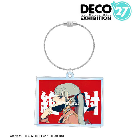 《DECO*27 feat.初音未来 EXHIBITION Produced by DECO*27 / OTOIRO》吸血鬼 双挂绳大号亚克力钥匙扣