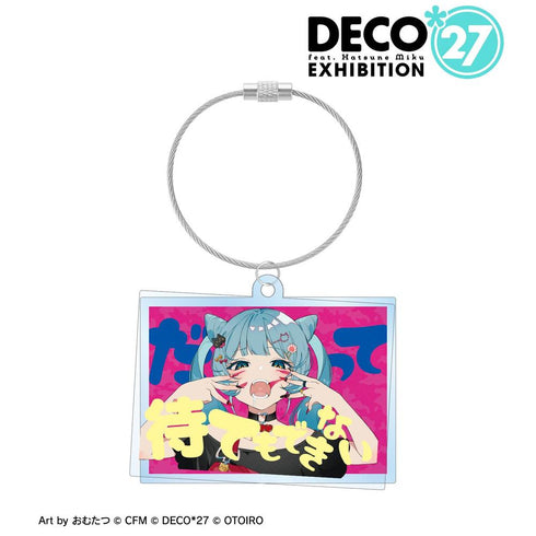 《DECO*27 feat.初音未来 EXHIBITION Produced by DECO*27 / OTOIRO》动物 双连线 大号亚克力钥匙扣