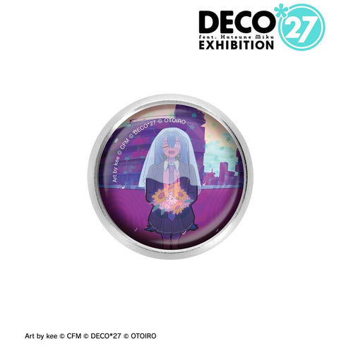 《DECO*27 feat.初音未来 EXHIBITION Produced by DECO*27 / OTOIRO》监听版 玻璃磁贴徽章 ver.B