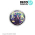 《DECO*27 feat.初音未来 EXHIBITION Produced by DECO*27 / OTOIRO》监听版 玻璃磁贴徽章 ver.C