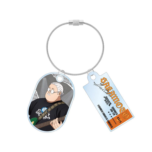『SAKAMOTO DAYS』描き下ろし 坂本 太郎 ロックバンドver. 2連ワイヤーアクリルキーホルダー