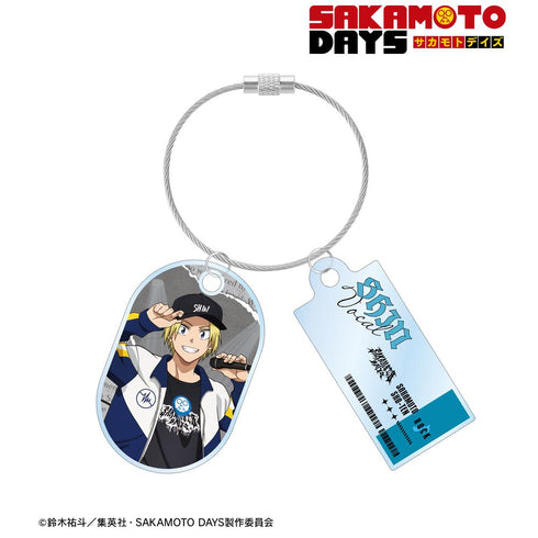 『SAKAMOTO DAYS』描き下ろし 朝倉 シン ロックバンドver. 2連ワイヤーアクリルキーホルダー