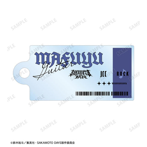 『SAKAMOTO DAYS』描き下ろし 勢羽 真冬 ロックバンドver. 2連ワイヤーアクリルキーホルダー