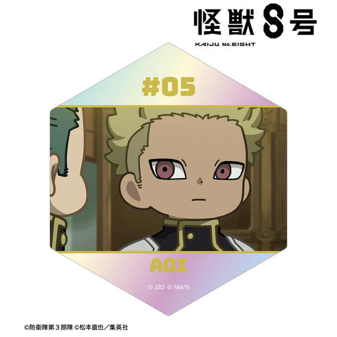 『怪獣8号』神楽木葵 ゆるコマ オーロラステッカー